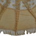 Sparkling and shiny diamonds  hijab with moti on every star - Cream Sparkling and shiny diamonds  hijab with moti on every star - Cream